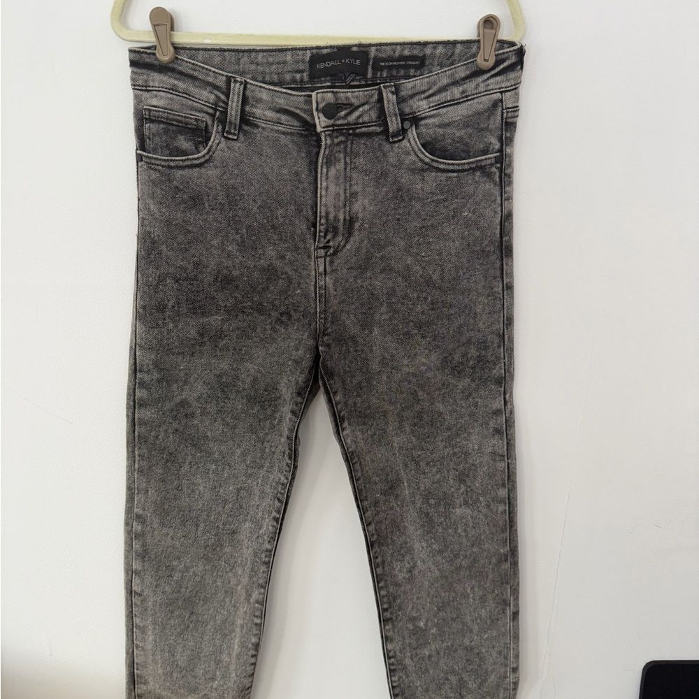 Kendall & Kylie Black Straight Leg Jeans